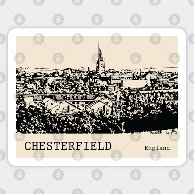 Chesterfield England Magnet by Lakeric